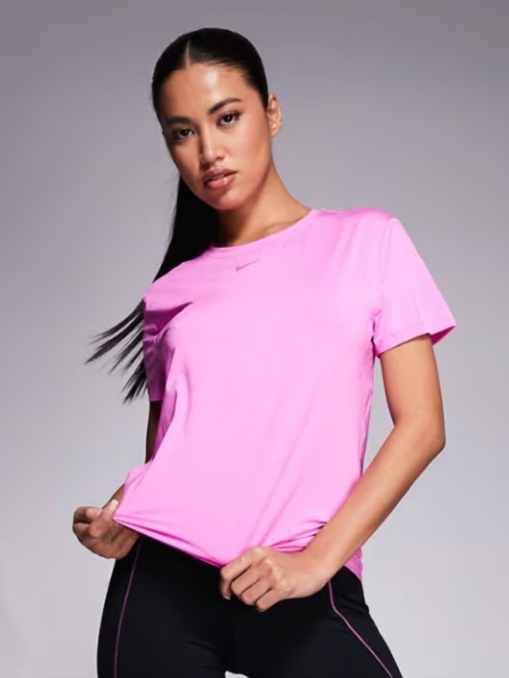 Nike Women’s Pink Short-Sleeve Dri-FIT Tee